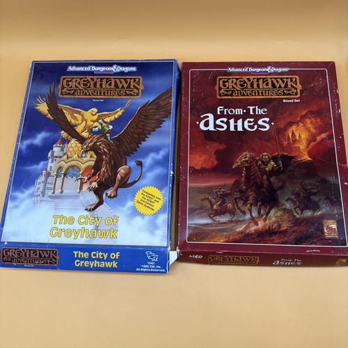 Greyhawk Adventures - City of Greyhawk & From The Ashes Boxed Set AD&D 2nd Ed.