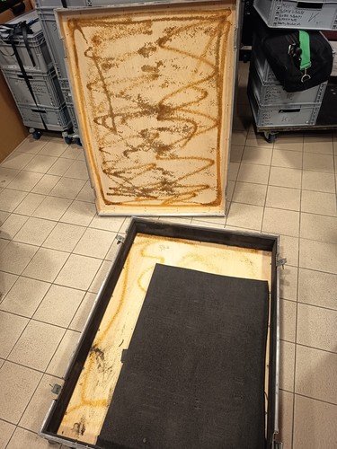 Flightcase für Mischpult oder TV Monitor 42" grau Made in Germany gebraucht - Bild 6 von 6