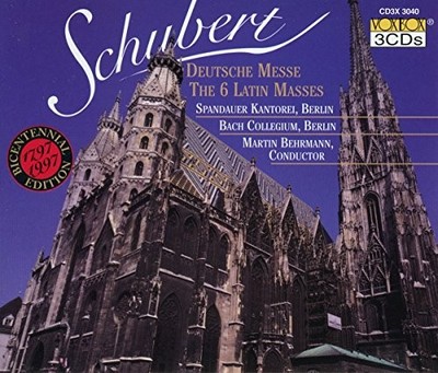 FRANZ SCHUBERT HANS GILLESBERGER - Deutsche Messe: 6 Latin Masses - 3 CD