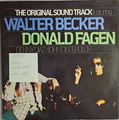 Walter Becker & Donald Fagen Original Soundtrack Vinyl Record VG+/VG 26154XOT 
