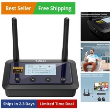 Bluetooth 5.3 Transmitter Receiver Certified LDAC for TV Home Stereo, Long Ra...