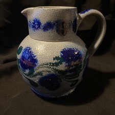 Pichet/Carafe/Pot  en grès ancien bleu d'alsace