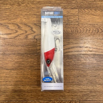 Savage Gear Salt Mackstick Deep Diver 20 6in 2oz White Red New