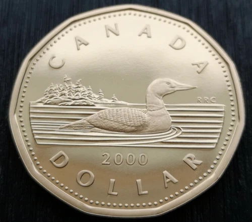 2000 Canada Loonie — photo from the most recent tracked eBay sale