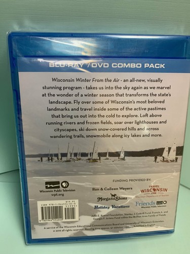 WISCONSIN WINTER From the AIR (Blu-RAY,DVD) New Factory SEALED NIB get it fun an - Picture 3 of 6