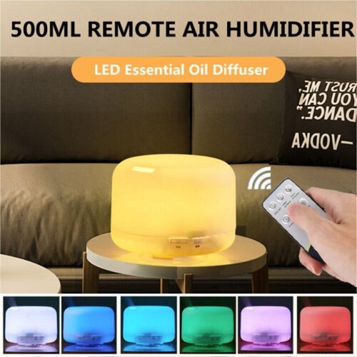 Ultrasonic USB LED Aroma Humidifier Air Purifier w/ Essential Oil Mist Diffuser - Picture 3 of 12