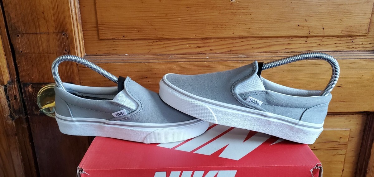 VANS 500714 Gray Canvas Slip On Shoes Casual Size M 4 W 5.5 