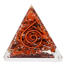 Red Jasper Orgone Pyramid