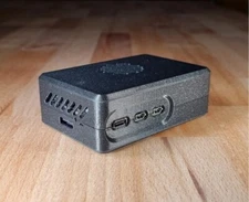 Raspberry Pi 5 + Pimoroni NVME Base Case 3D Printed