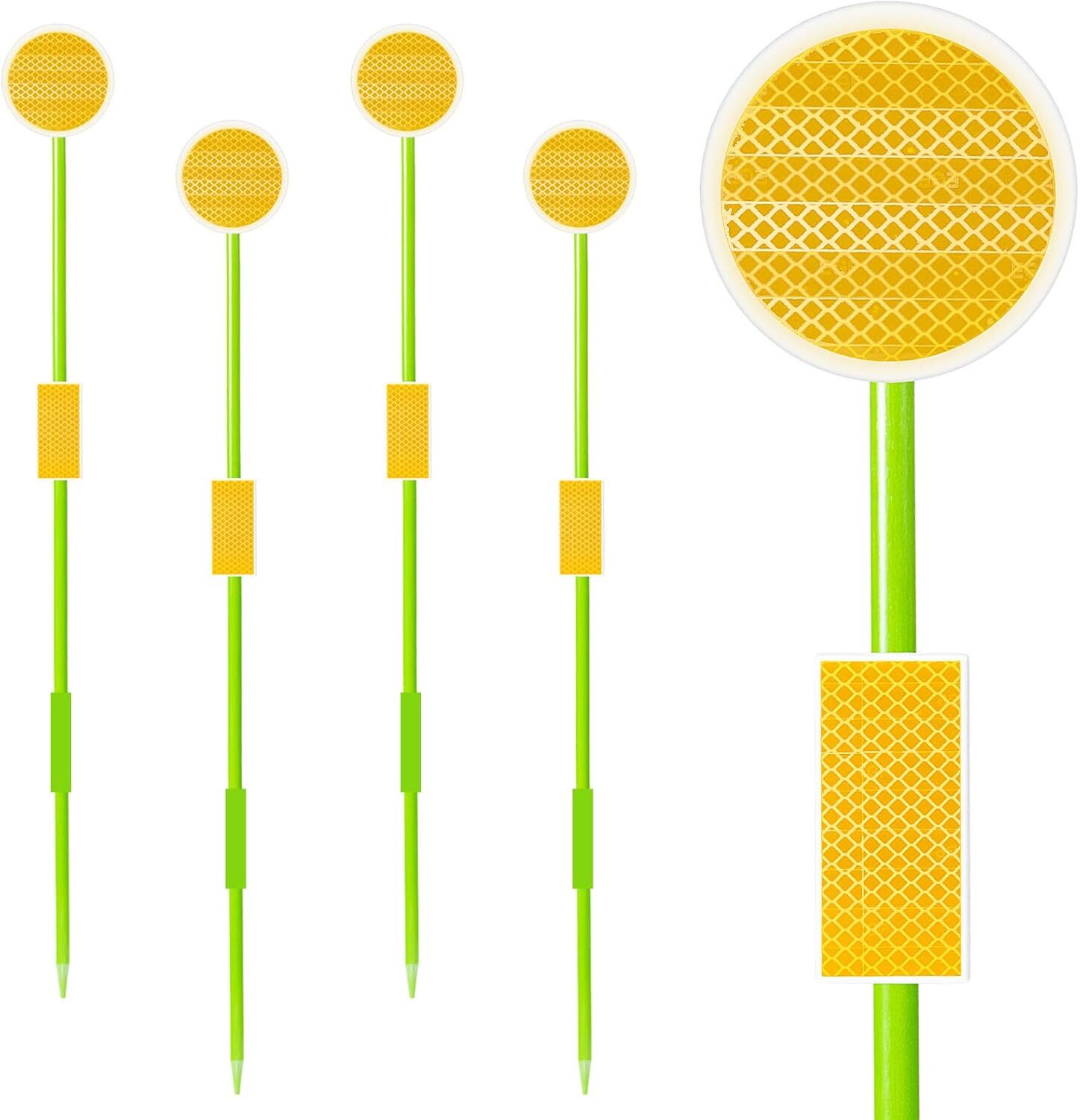 Professional Reflective Driveway Markers for Snow Plow Visibility and Driveway Safety-image