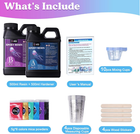LET'S RESIN Casting Epoxy Resin Kit, 1L Crystal Clear & Bubble Free Epoxy Resin