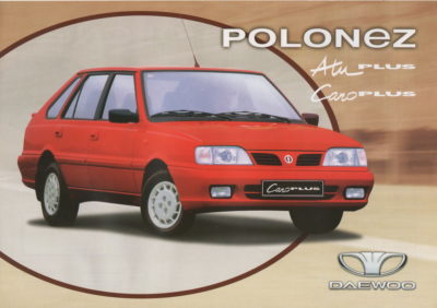 Polonez Atu PLUS, Caro PLUS car_made in Daewoo-FSO Poland_2001 brochure brochure
