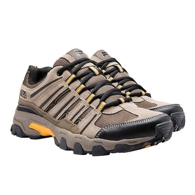 fila shoes mens gold