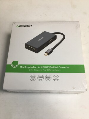 Ugreen Mini DisplayPort to HDMI DVI VGA Adapter