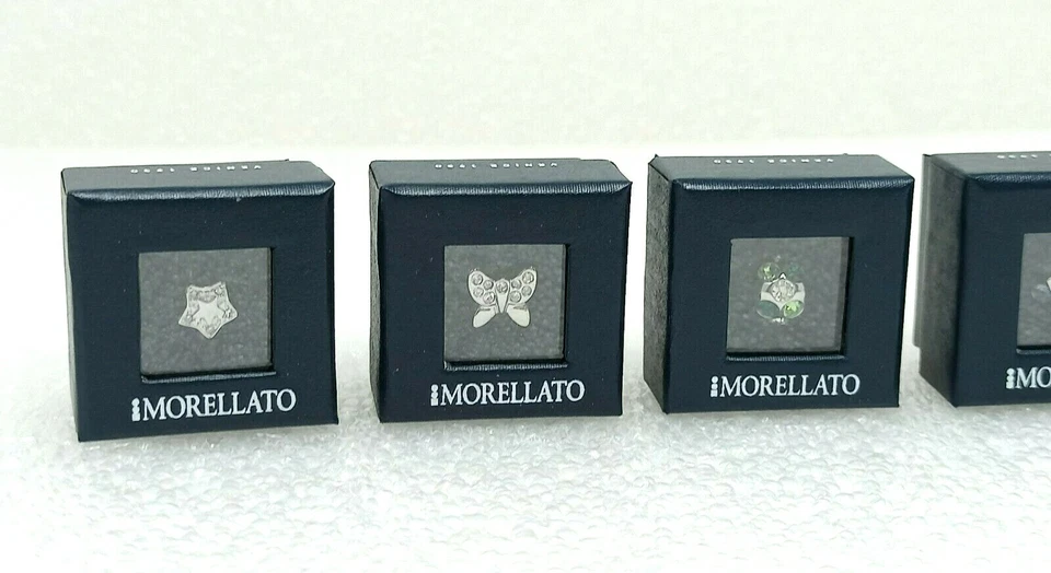 Charm morellato lotto di 6 drops steel charm per ciondolo bracciale in acciaio - Immagine 2 di 4