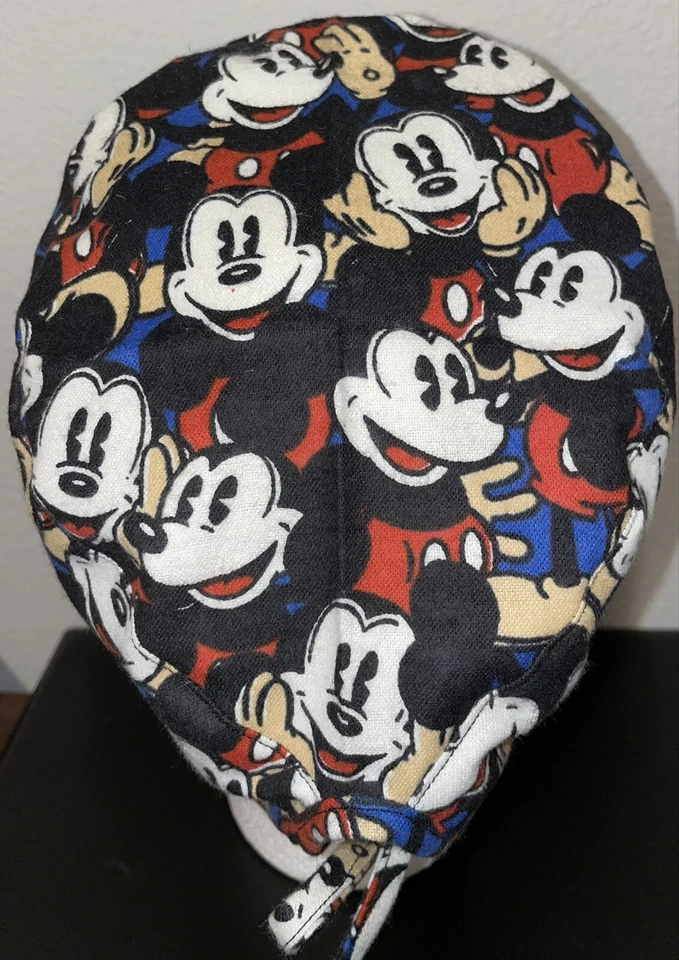 Disney Mickey Mouse Lite Flannel Scrub Hat Chemo Cap - Image 2 of 2