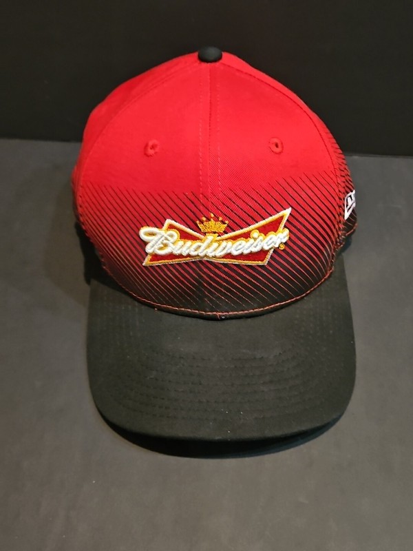 BUDWEISER NASCAR #41 KEVIN HARVICK NEW ERA 9FIFTY ADJUSTABLE SNAPBACK HAT CAP **