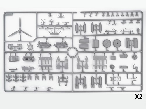 WWII Bomber He 111H-3 Romanian AF Plastic Model Kit Scale Kit 1/48 ICM 48266 - Picture 6 of 12