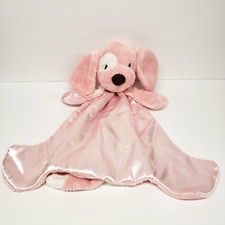 Baby Gund 16" Pink White Spunky Huggybuddy Puppy Dog Lovey Stuffed Animal Plush