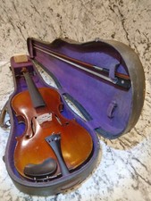 ANTIQUE VIOLIN,BOW,CASE ENSAMBLE