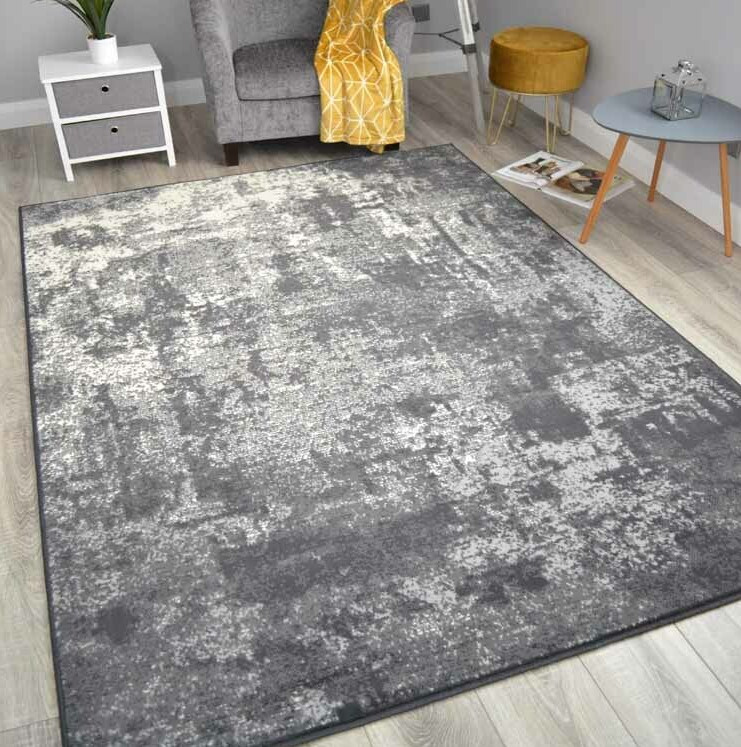 Large Dark Grey Rugs Silver Small Extra Big Huge Size Floor Carpet Rug ...
