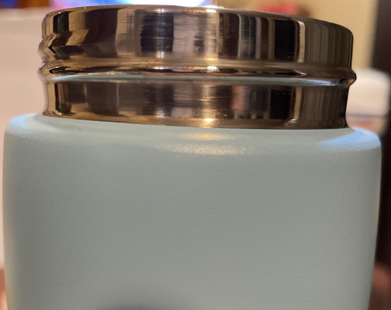 Camelbak Hot Cap Vacuum 18/8 Stainless Steel Blue Tumbler 20oz Black Lid Coffee