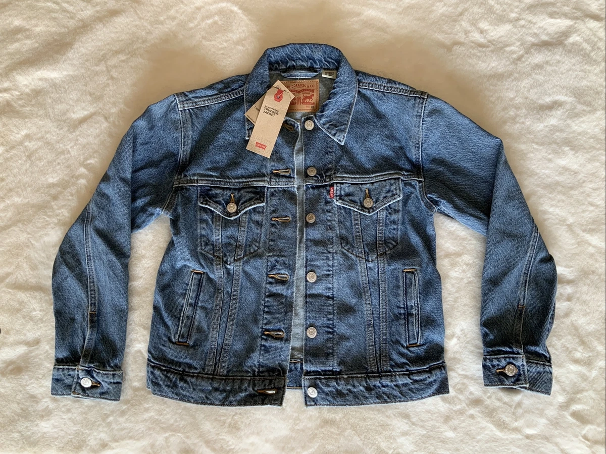 Levi's Ex-Boyfriend Trucker Indigo Jean Jacket 299440012 Women's