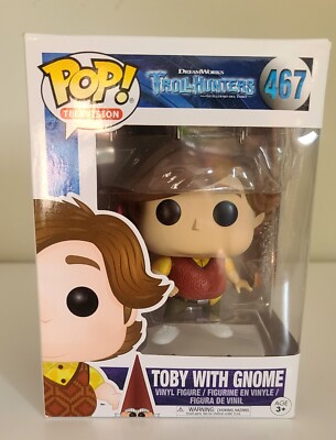 Funko Pop! TrollHunters Toby with Gnome #467 Vinyl Figure