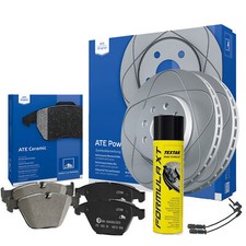 ATE CERAMIC Powerdisc Bremsensatz + WK Mercedes C-Klasse W202 E-Klasse W210 VA