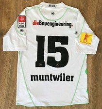 Maillot Saint-Gall Suisse 2010 - 2011 #15 Muntwiler édition match extérieur taille S