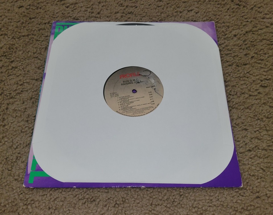 RUN DMC Raising Hell 1986 Vinyl Record Play Tested Skips 3 Times eBay