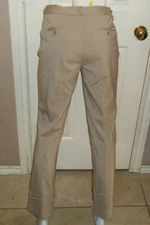 NEW JONES NEW YORK Signature  dress pants sz 4 solid beige toast slacks pleated