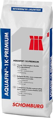 Schomburg AQUAFIN 1K PREMIUM Flexible Dichtungsschlämme 15kg Abdichtung AIV