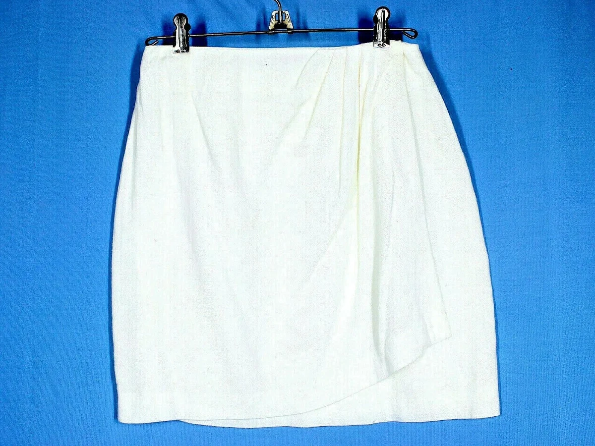 Linen skirt 90s cheap