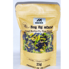 Ceylon Dried Blue Butterfly Pea Flower Organic Natural Herbal Tea 25g