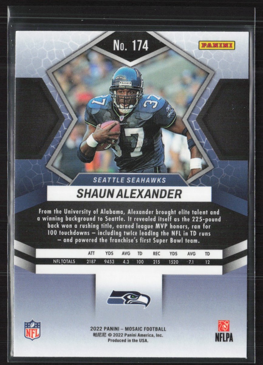 2022 Panini Mosaic #174 Shaun Alexander Seattle Seahawks | eBay