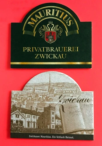 Beer mat - coaster, Mauritius private brewery Zwickau / Saxony #3850#