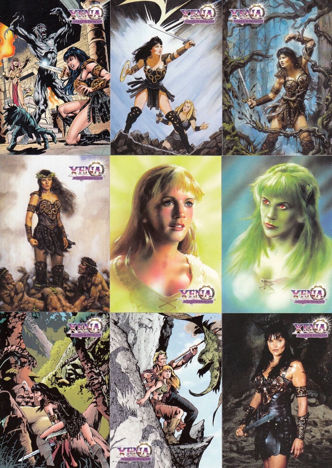 Xena Warrior Princess Series 3 1999 Topps Complete Base Card Set of 72 TV - Picture 4 of 4