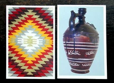 MUZUEL TARANULIU Romanian Postcards NEW Set of 2 Museum of the Romanian Peasant