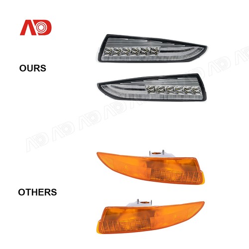 For 93-02 Chevrolet Camaro DRL Front Dynamic LED Turn Signal Parking Lamp Clear - Foto 7 di 14