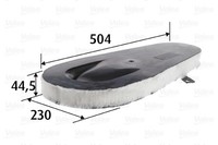 Luftfilter Valeo 585803 Filtereinsatz FüR BMW 5Er F10 Touring F11 Turismo F07
