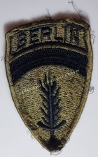 Berlin Brigade US-Army &auml;lterer Patch &Auml;rmelabzeichen