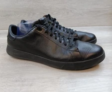 Cole Haan Men’s Grandpro Low Top Shoes Black Leather  Casual Lace Up 10.5 C24138