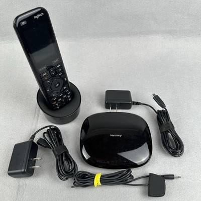 Logitech Harmony Elite Remote System N-R0010 / O-R004 w/ Hub & Dock 1 IR -TESTED