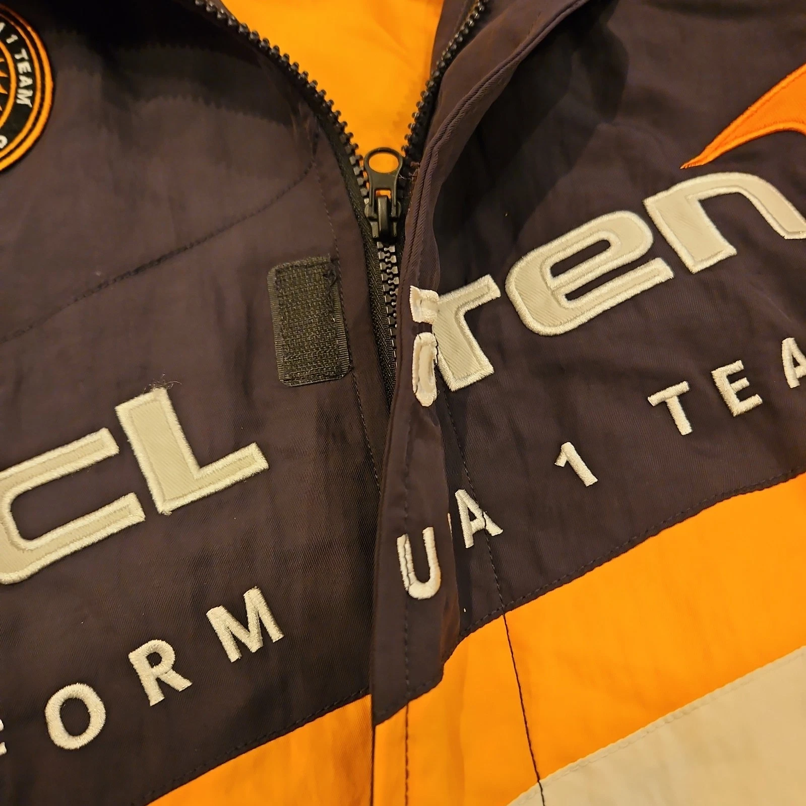 McLaren Formula 1 Team Jacket Mens Medium Black Racing Formula 1 - product detail image 9