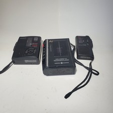 Lot of 3 Vintage Sony Walkman And General Electric