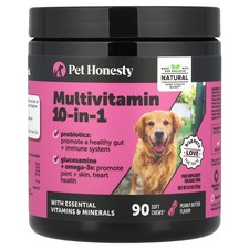 Multivitamin 10-in-1, For Adult Dogs, Peanut Butter, 90 Soft Chews, 9.5 oz 270