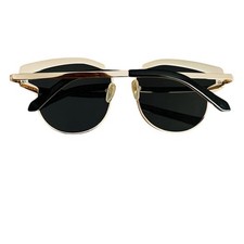 KAREN WALKER Anytime 1201462 Cat Eye Sunglasses in Black and Cream Karen Walker Cat Eye Sunglasses for Women for sale | eBay main image 3