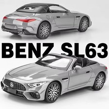 1:24 Scale Mercedes Benz SL63 AMG Coupe Diecast Metal Car Model Toy Gift NEW