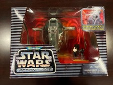 Star Wars Micro Machines Slave I Action Fleet 1996 Complete MIB W Figures GALOOB